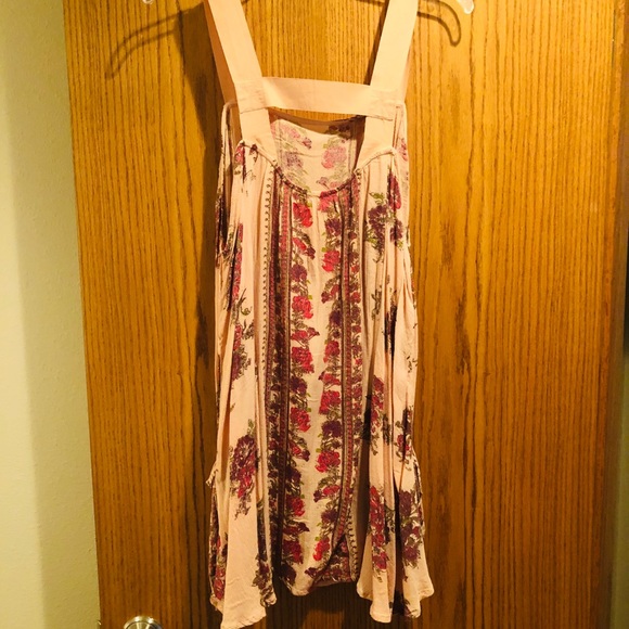Boho Floral print Free People Tunic tank. Wore 1x - Picture 3 of 5